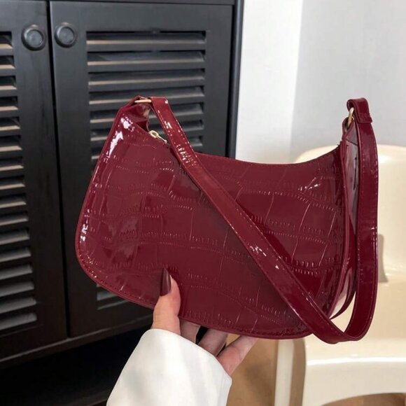 SHEIN Handbags - maroon shoulder bag